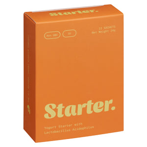 Traditional Yogurt Starter Culture - Includes Acidophilus - 12 sachets