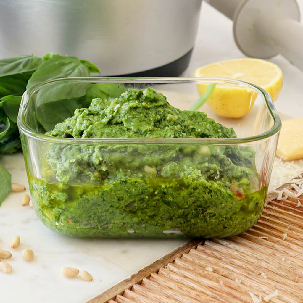 Best ever blender pesto (vegan & paleo)