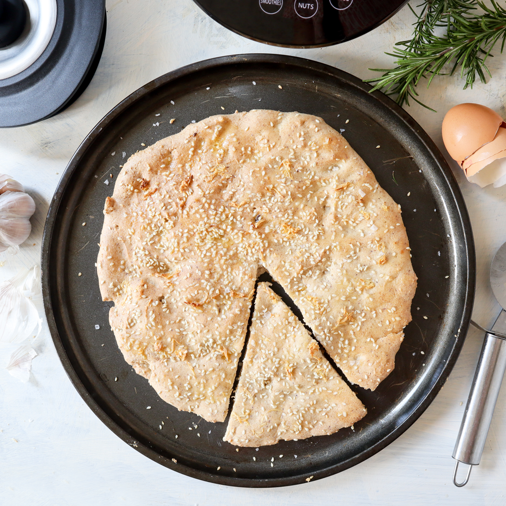 Grain free keto focaccia bread