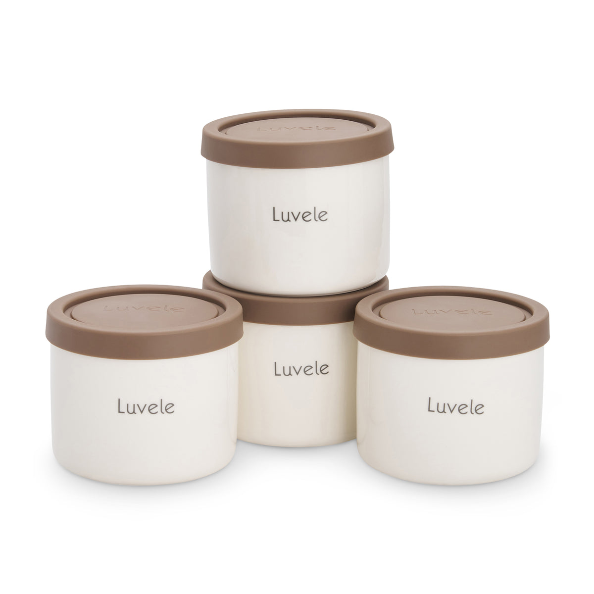 Luvele Pure Yoghurt Maker | 4x 400ml Jars SCD & GAPS DIET | Total Capacity 1.5L
