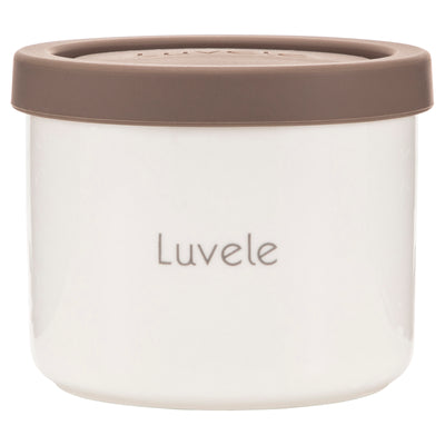 Luvele 4x 400ml ceramic yoghurt jars | Compatible with Pure Yoghurt Maker