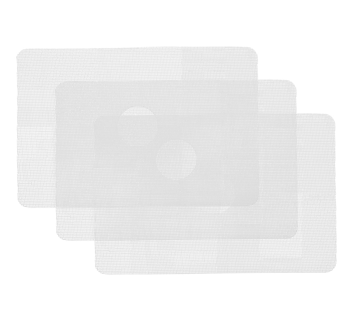 NON-STICK SILICONE MESH SHEETS - PACK OF THREE